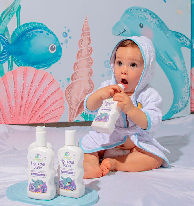 Jabón liquido hora del baño