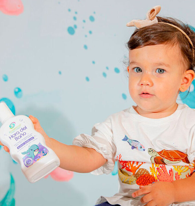 Jabón liquido hora del baño