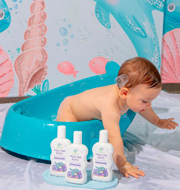 Jabón liquido hora del baño