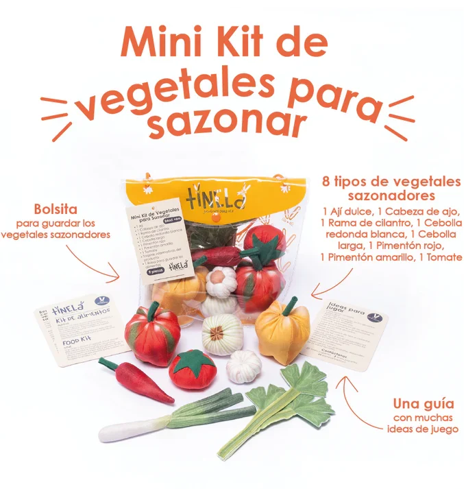 Mini Kit de Vegetales Para Sazonar