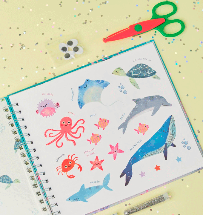 Libro De Aventuras Bajo El Mar