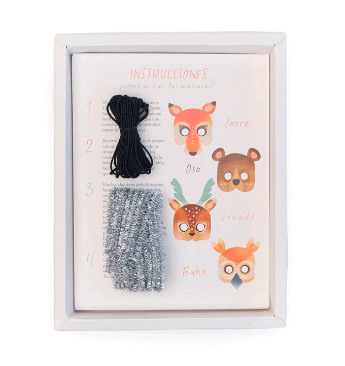 Máscaras Para Armar Y Jugar