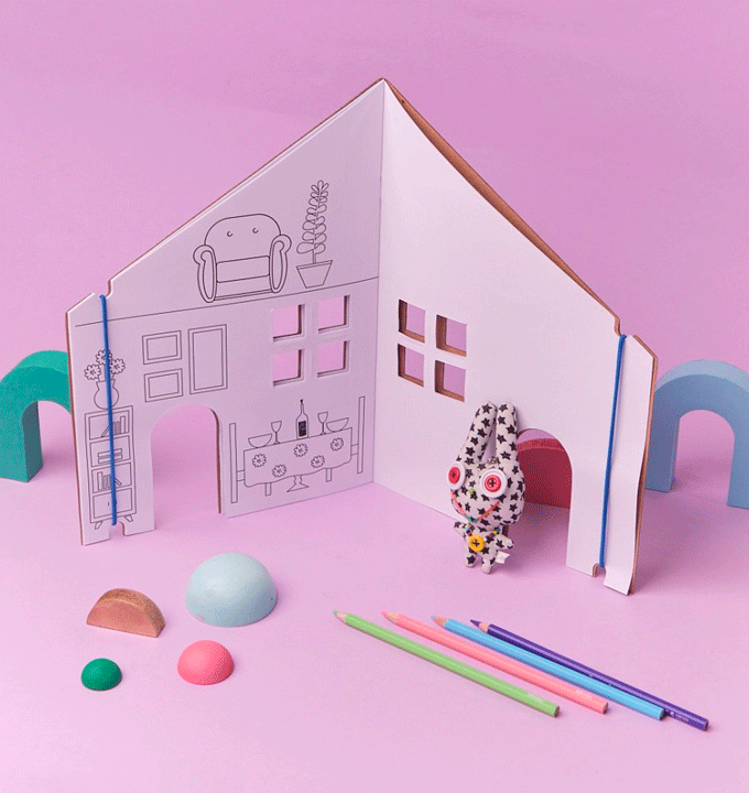 Casita Para Colorear