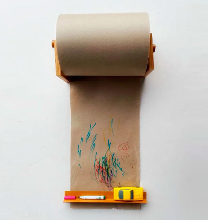 Rollo y Soporte de Papel Pequeño