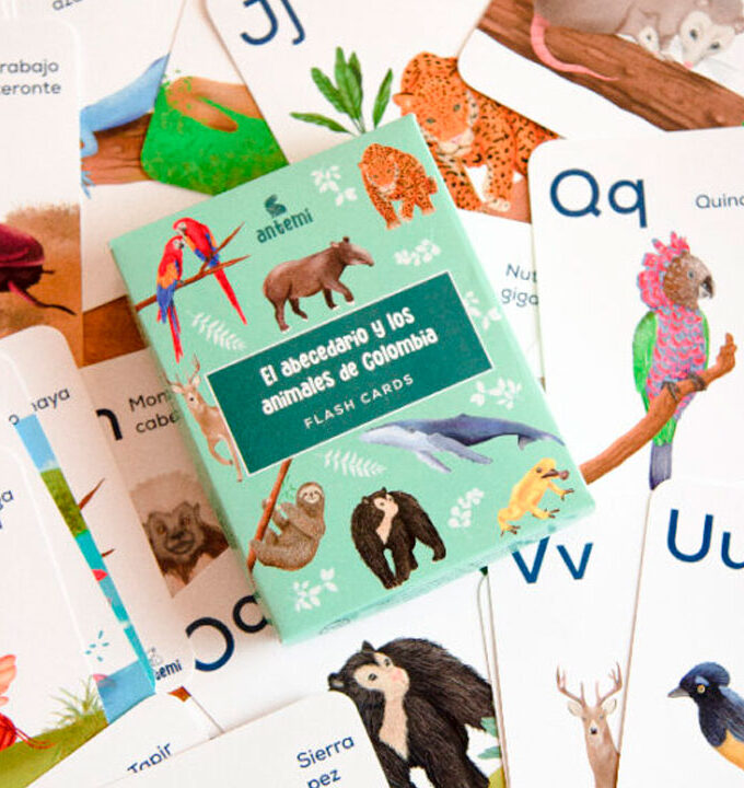 Flashcards Abecedario Y Animales De Colombia