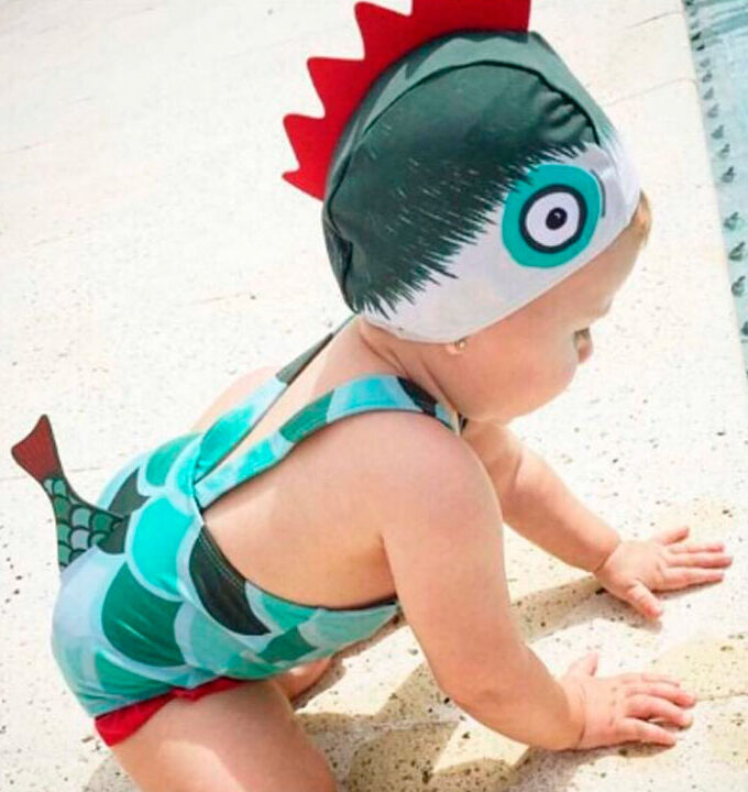 Gorro De Baño Piraña