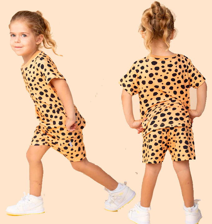 Conjunto Camiseta Y Short Animal Print