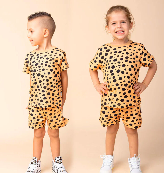 Conjunto Camiseta Y Short Animal Print