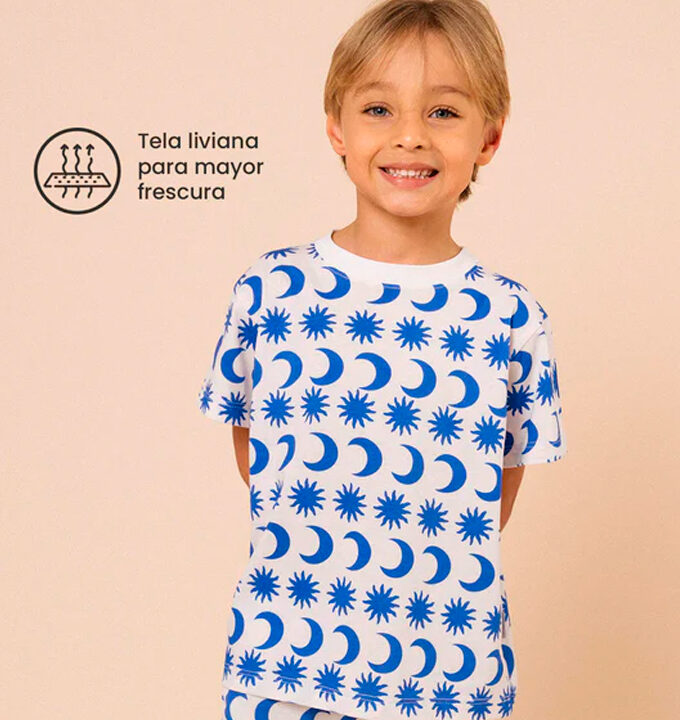 Conjunto Camiseta y Short Lunas