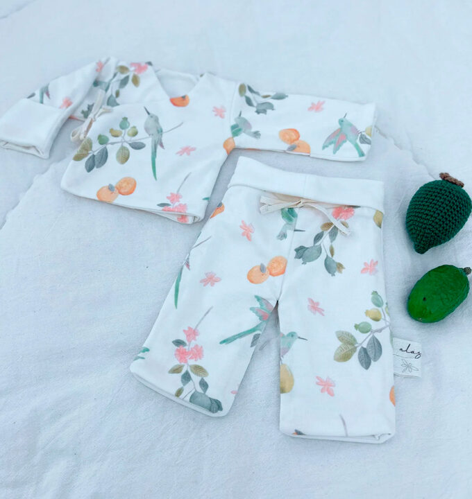 Pijama Kimono Colíbries