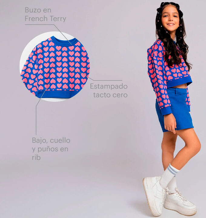 Buzo Manga Larga Estampado