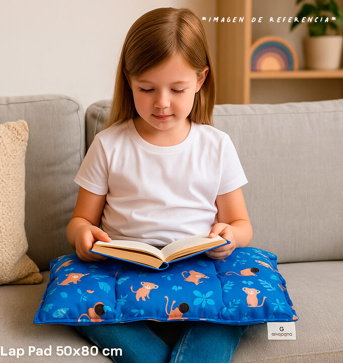 Lap Pad Con Peso Selva Azul